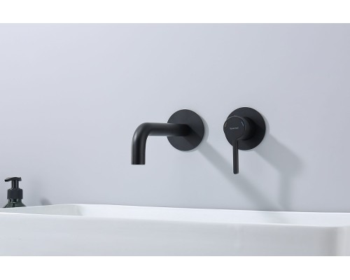 Смеситель для раковины Splenka S221.11.06 Черный матовый