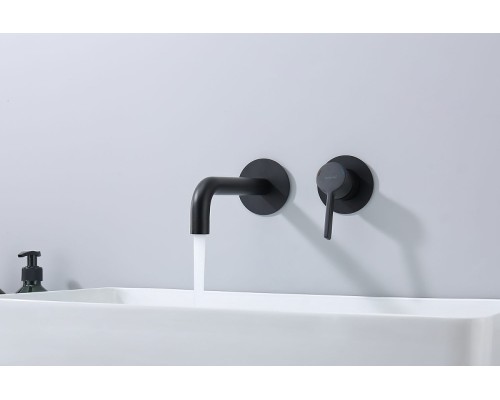 Смеситель для раковины Splenka S221.11.06 Черный матовый