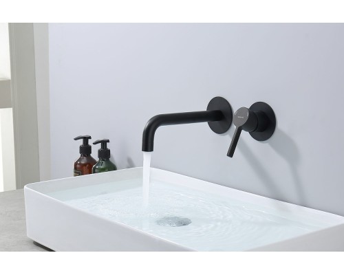 Смеситель для раковины Splenka S221.11.06 Черный матовый