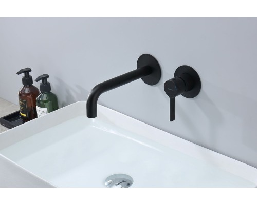 Смеситель для раковины Splenka S221.11.06 Черный матовый