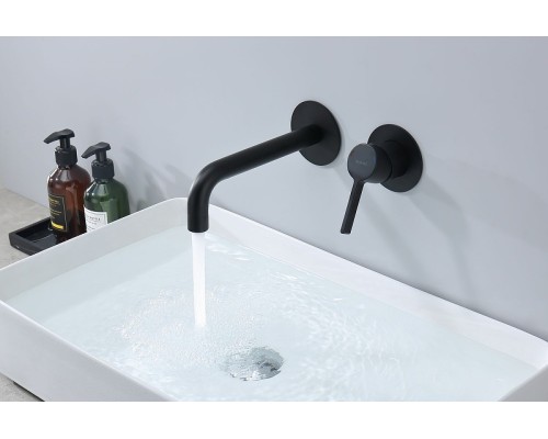 Смеситель для раковины Splenka S221.11.06 Черный матовый