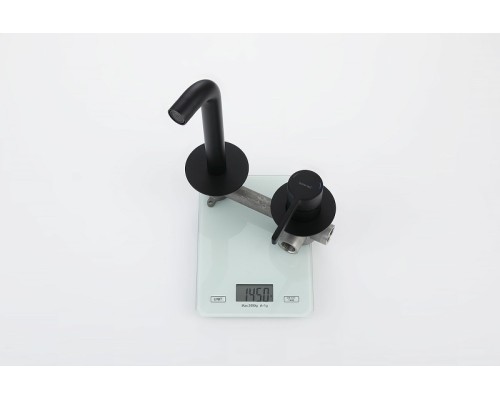 Смеситель для раковины Splenka S221.11.06 Черный матовый