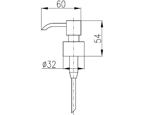 Дозатор для жидкого мыла Rav Slezak ND YUA0303SM Бронза