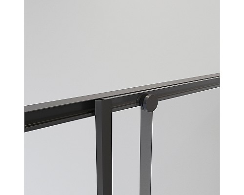 Душевой уголок Niagara Nova 80х80 NG-6822-34BLACK профиль Черный матовый стекло прозрачное