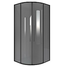 Душевой уголок Niagara Nova 100х100 NG-2827-34BLACK профиль Черный матовый стекло тонированное