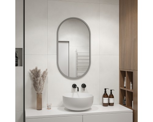 Зеркало Bellezza Эдда 50 4610206020014 Серое