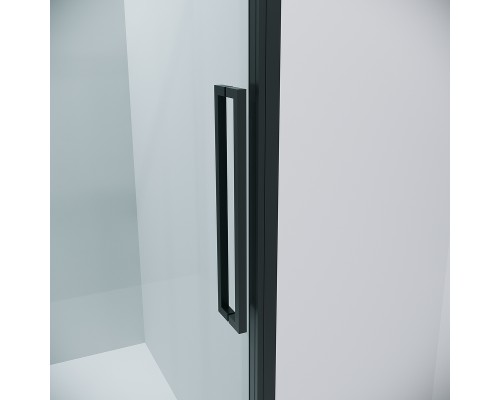 Душевой уголок Grossman Cosmo 110х80 120.K33.02.1180.21.00 профиль Черный матовый стекло прозрачное