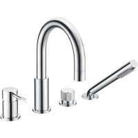 Смеситель на борт ванны Boheme Uno 460-CR Хром