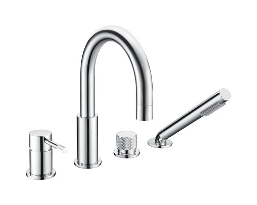 Смеситель на борт ванны Boheme Uno 460-CR Хром