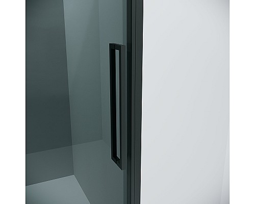 Душевая дверь Grossman Cosmo 110 100.K33.02.110.21.10 профиль Черный матовый стекло тонированное