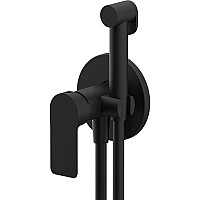 Гигиенический душ со смесителем Remer Infinity I65WNO Черный матовый