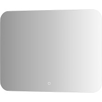 Зеркало Defesto Opti 80x60 с подсветкой 25W-4500К/Сенсорный выключатель/Нейтральный белый свет