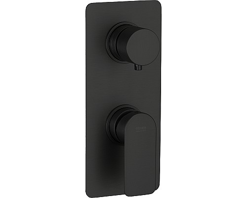 Смеситель для душа Remer Infinity I93KBCFP Черный брашированный хром