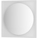 Зеркало Defesto Eclipce 70х70 с подсветкой 15W-4500К/в багетной раме/Без выключателя/Нейтральный белый свет/Белая рама