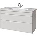 Тумба под раковину Caprigo Lento 100 36214-SF027 подвесная Белая матовая