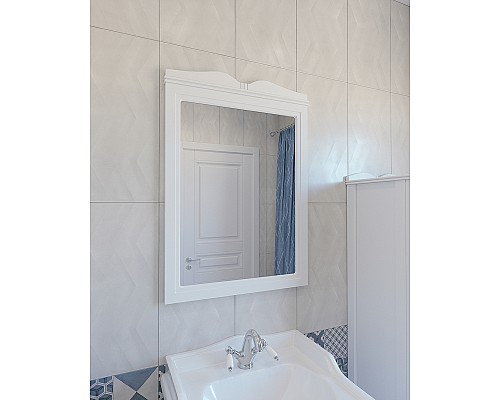Зеркало Caprigo Borgo 60 33430-B231 Белое матовое