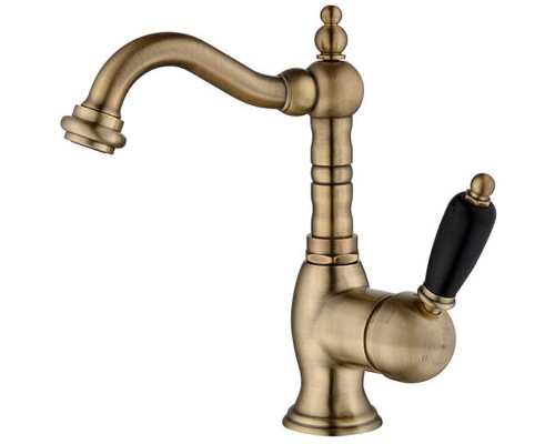 Смеситель для раковины Caprigo Adria-Uno Black Edition 02B-524-vot Бронза