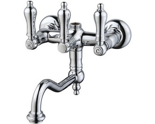 Смеситель для ванны Caprigo Adria-Classic Metal Edition Хром