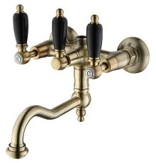 Смеситель для ванны Caprigo Adria-Classic Black Edition Бронза