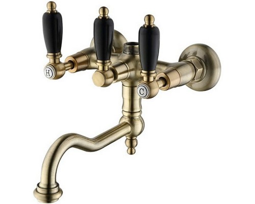 Смеситель для ванны Caprigo Adria-Classic Black Edition Бронза