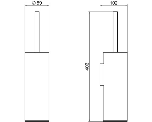 Ершик для унитаза Schein Accessories 9364CH Хром