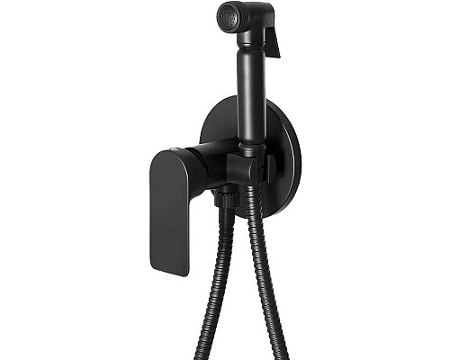 Гигиенический душ со смесителем Remer Infinity I65NO Черный матовый