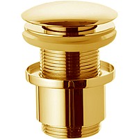 Донный клапан Remer 904CC2114DO click-clack Золото глянцевое