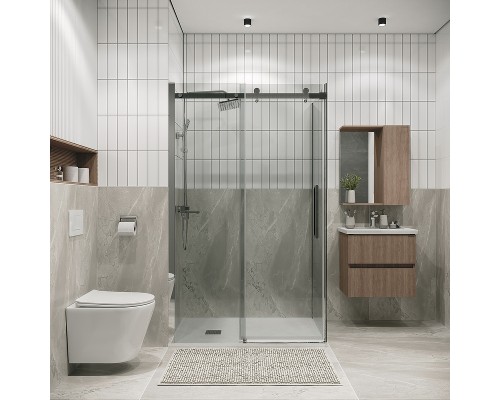 Душевой уголок Grossman Classic 100х80 120.K33.04.1080.10.00 профиль Хром стекло прозрачное