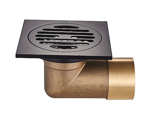 Душевой трап Raglo 100x100 R605.10.06 с Черной матовой решеткой