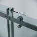 Душевой уголок Grossman Classic 120х70 профиль Черный матовый стекло прозрачное