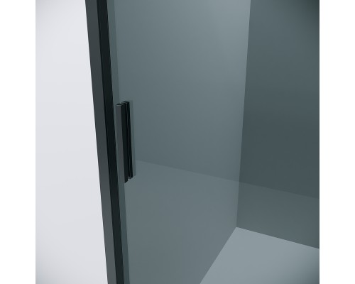 Душевой уголок Grossman Style 120х90 профиль Черный матовый стекло тонированное