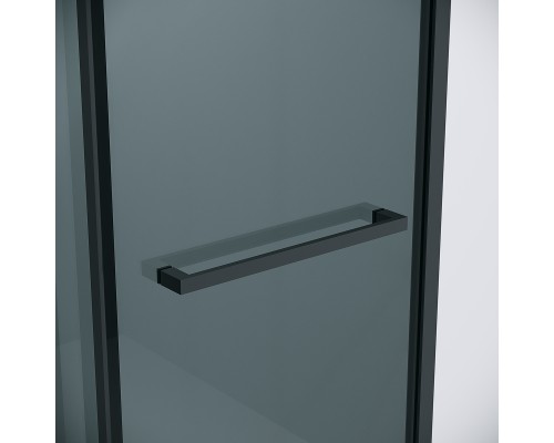 Душевой уголок Grossman Style 120х90 профиль Черный матовый стекло тонированное