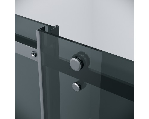 Душевой уголок Grossman Classic 100х80 120.K33.04.1080.21.10 профиль Черный матовый стекло тонированное