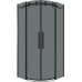 Душевой уголок Grossman Classic 90х90 301.K33.04.9090.21.10 профиль Черный матовый стекло тонированное