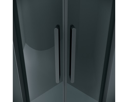 Душевой уголок Grossman Classic 90х90 301.K33.04.9090.21.10 профиль Черный матовый стекло тонированное