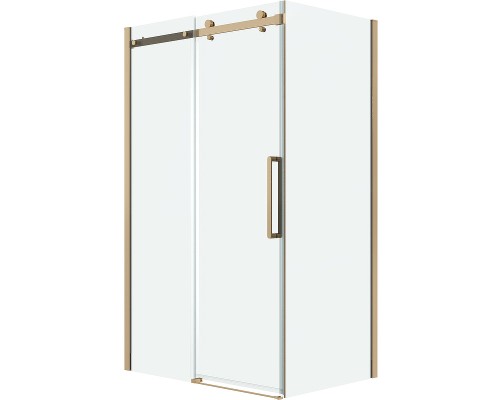 Душевая стенка Grossman Classic 90 200.K33.04.90.32.00 профиль Золото сатин стекло прозрачное