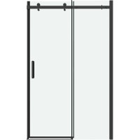 Душевая дверь Grossman Classic 110 100.K33.04.110.21.00 профиль Черный матовый стекло прозрачное