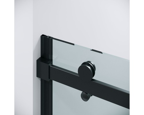 Душевая дверь Grossman Classic 110 100.K33.04.110.21.00 профиль Черный матовый стекло прозрачное