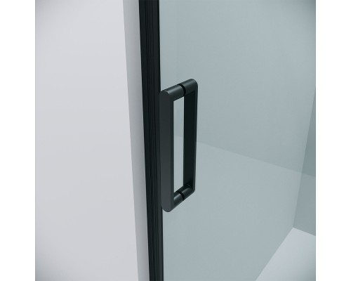 Душевая дверь Grossman Classic 110 100.K33.04.110.21.00 профиль Черный матовый стекло прозрачное
