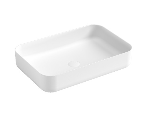 Раковина-чаша Boheme Corian Slim 60 Белая матовая