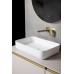 Раковина-чаша Boheme Corian Slim 60 Белая матовая