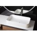Раковина-чаша Boheme Corian Slim 60 Белая матовая