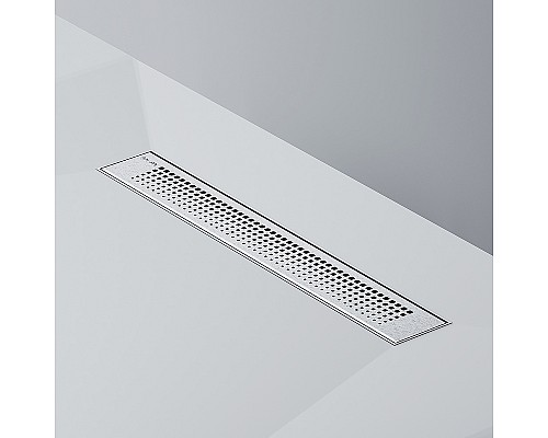 Душевой лоток AM.PM PrimeFlow 50 W02SC-P11-050-01SB с решеткой Хром матовый Cut Gradient