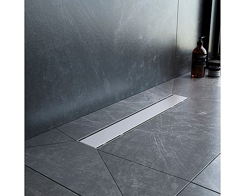 Душевой лоток AM.PM PrimeFlow 50 W02SC-U11-050-04SB с решеткой Хром матовый / под плитку Tile