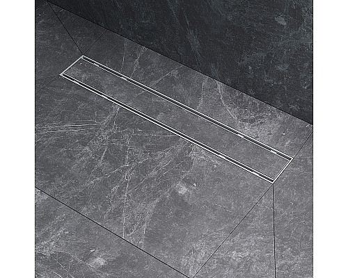 Душевой лоток AM.PM PrimeFlow 50 W02SC-U11-050-04SB с решеткой Хром матовый / под плитку Tile