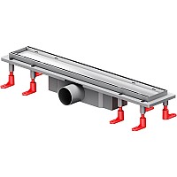 Душевой лоток AM.PM PrimeFlow 50 W02SC-U11-050-04SB с решеткой Хром матовый / под плитку Tile