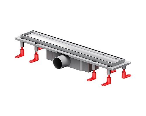 Душевой лоток AM.PM PrimeFlow 50 W02SC-U11-050-04SB с решеткой Хром матовый / под плитку Tile