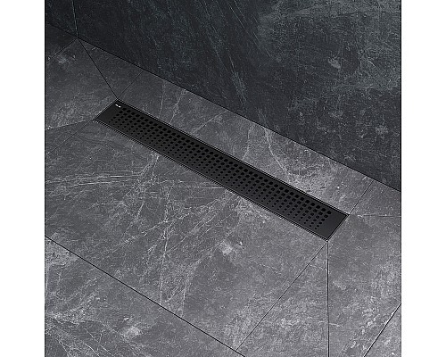 Душевой лоток AM.PM MasterFlow 50 W01SC-P11-050-01BM с Черной матовой решеткой Cut Gradient