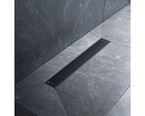 Душевой лоток AM.PM MasterFlow 50 W01SC-P11-050-01BM с Черной матовой решеткой Cut Gradient