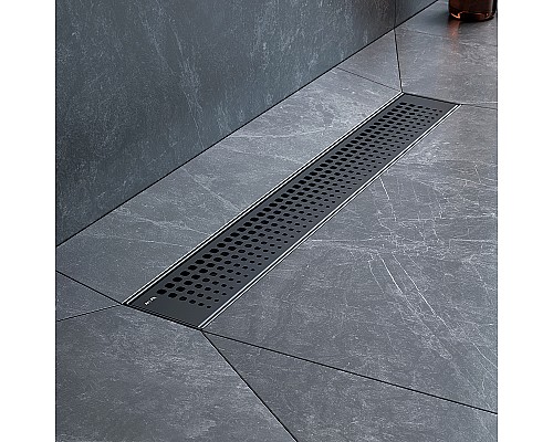 Душевой лоток AM.PM MasterFlow 50 W01SC-P11-050-01BM с Черной матовой решеткой Cut Gradient